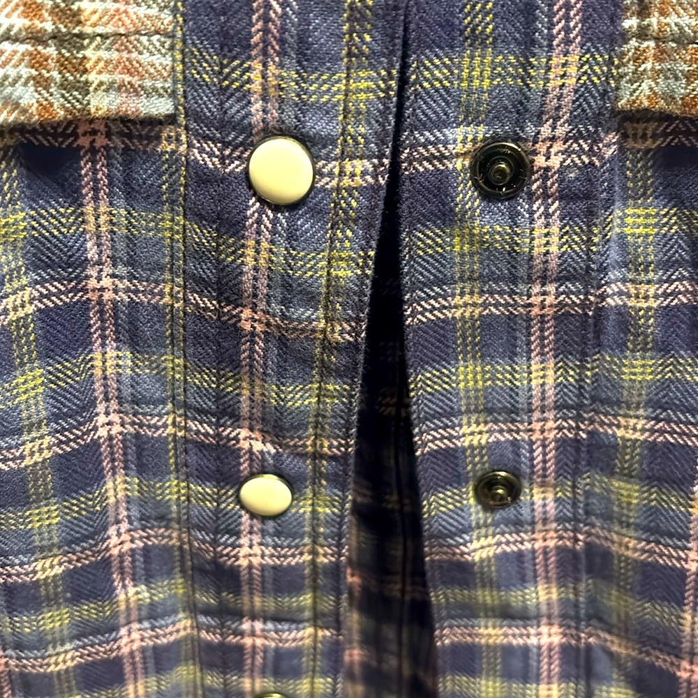 Free People | NWT We The Free Layer It Up Plaid Top Sz XS - Picture 9 of 12